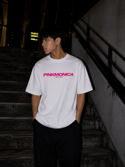 OVERSIZED P!NK JUNGLE TEE (WHITE)