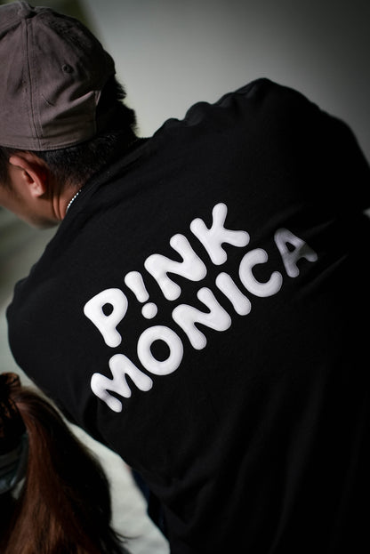 OVERSIZED BUBBLE FLOATING TEE (BLACK)