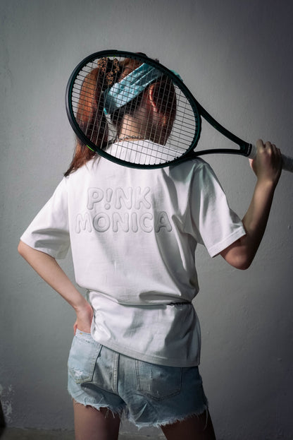 OVERSIZED BUBBLE FLOATING TEE (WHITE)