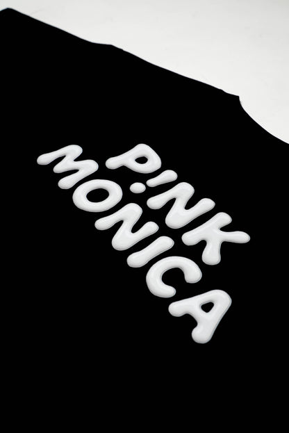 OVERSIZED BUBBLE FLOATING TEE (BLACK)