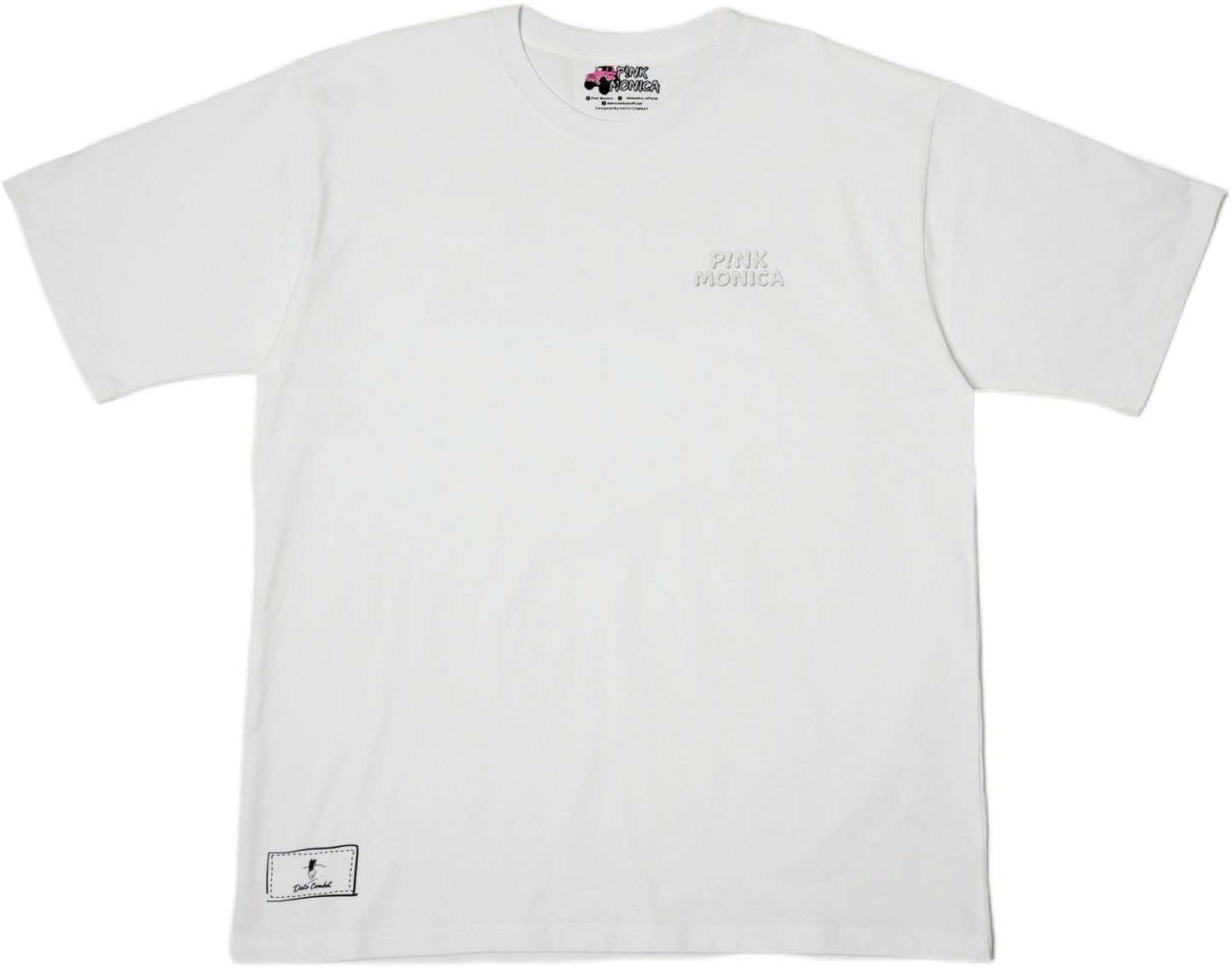 OVERSIZED BUBBLE FLOATING TEE (WHITE)