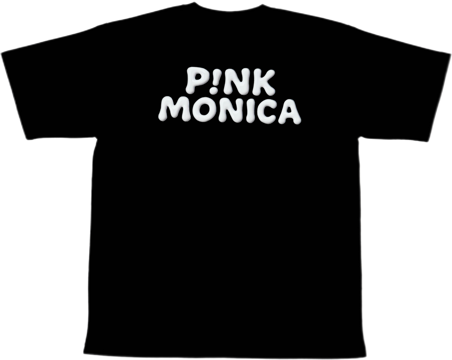 OVERSIZED BUBBLE FLOATING TEE (BLACK)