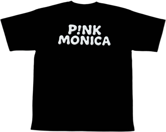 OVERSIZED BUBBLE FLOATING TEE (BLACK)