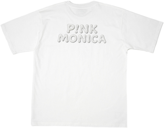 OVERSIZED BUBBLE FLOATING TEE (WHITE)