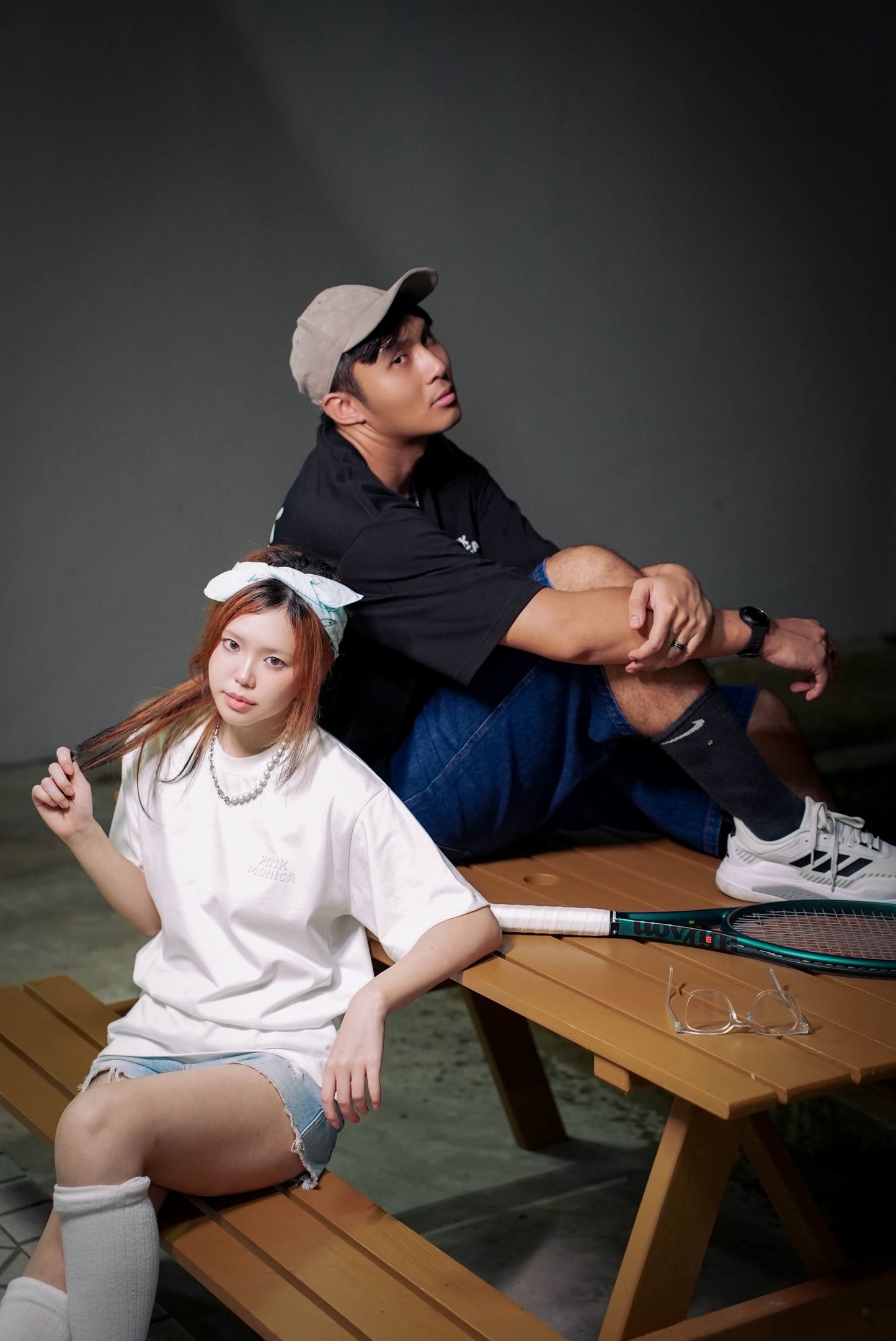 OVERSIZED BUBBLE FLOATING TEE (WHITE)