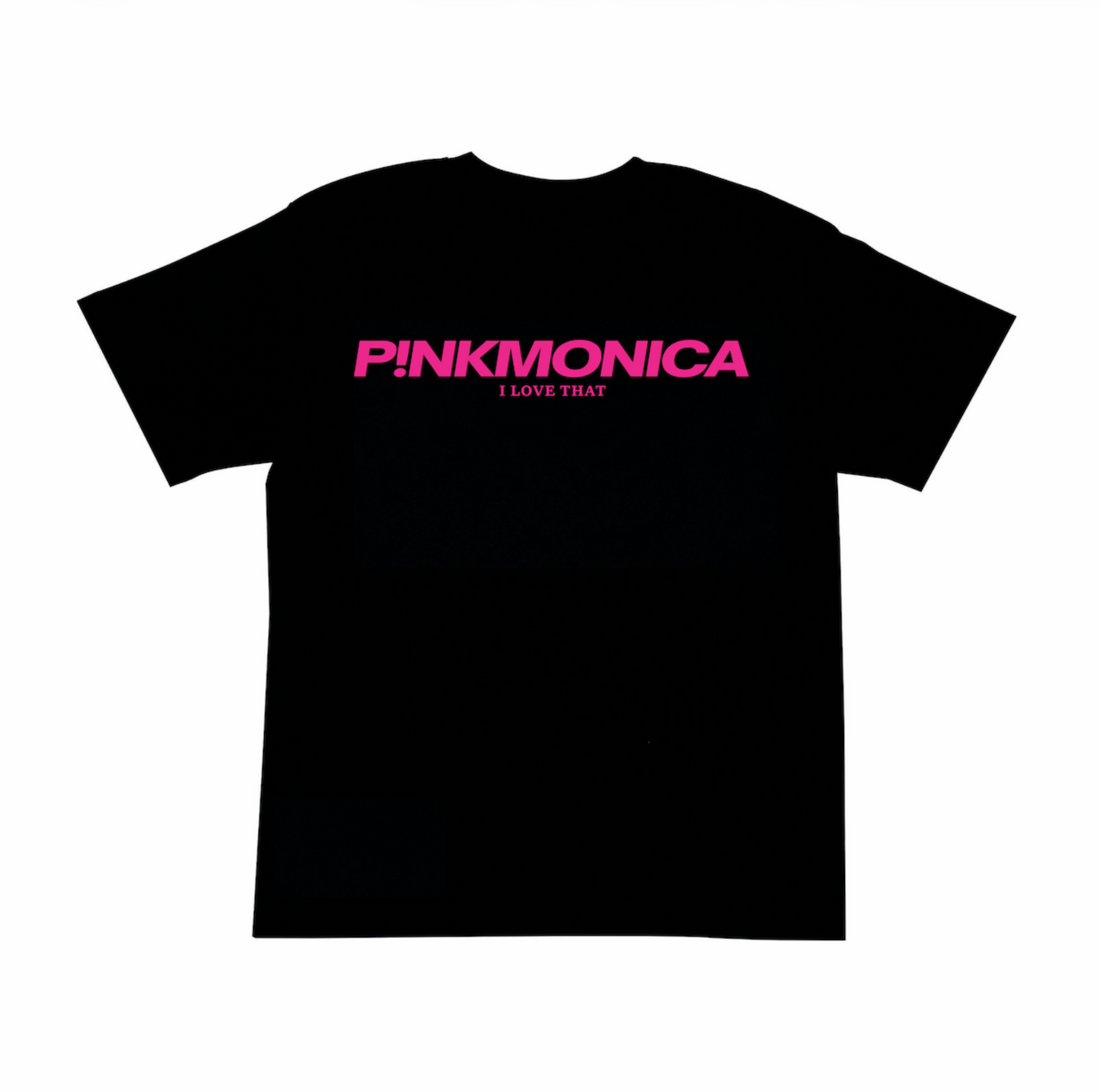 OVERSIZED PINKMONICA "I LOVE THAT" (BLACK)