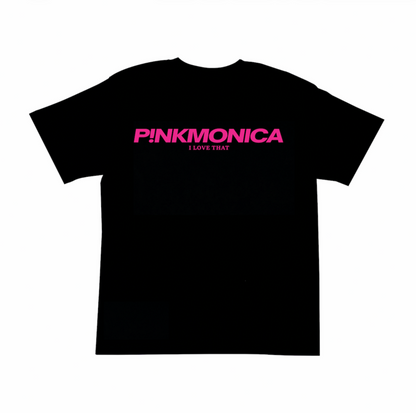 OVERSIZED PINKMONICA "I LOVE THAT" (BLACK)