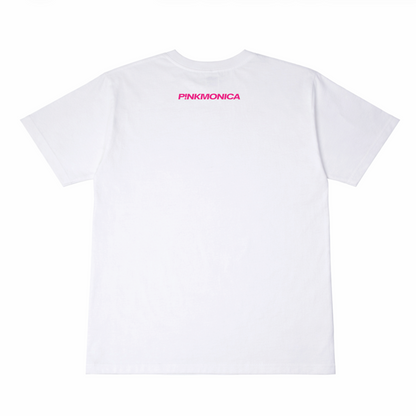 OVERSIZED PINKMONICA "I LOVE THAT" (WHITE)