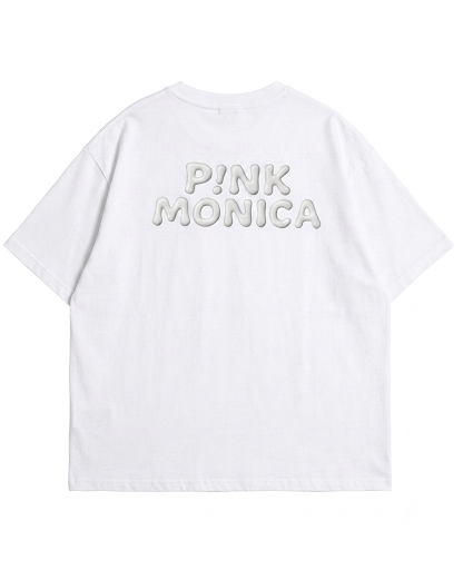 OVERSIZED BUBBLE FLOATING TEE (WHITE)