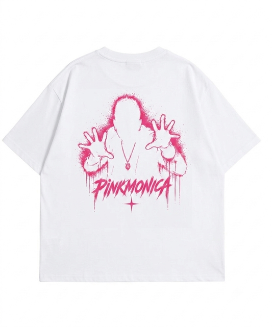OVERSIZED P!NK SIGNATURE TEE (WHITE)