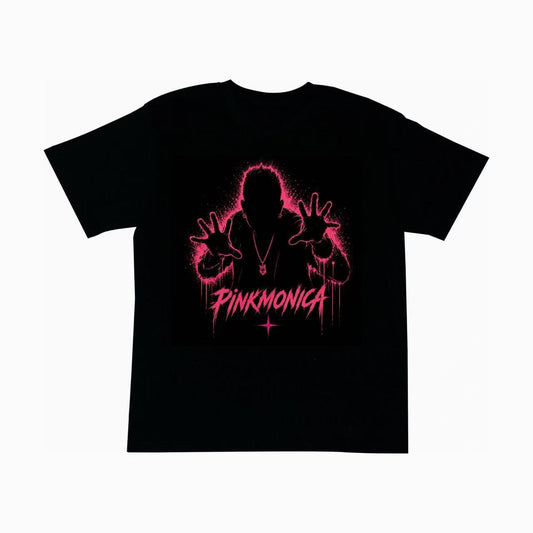 OVERSIZED P!NK SIGNATURE TEE (BLACK)