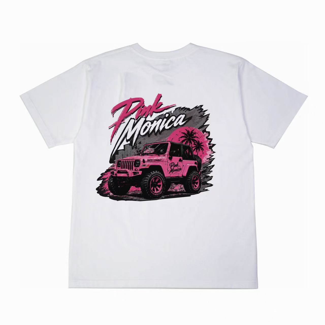 OVERSIZED P!NK JUNGLE TEE (WHITE)