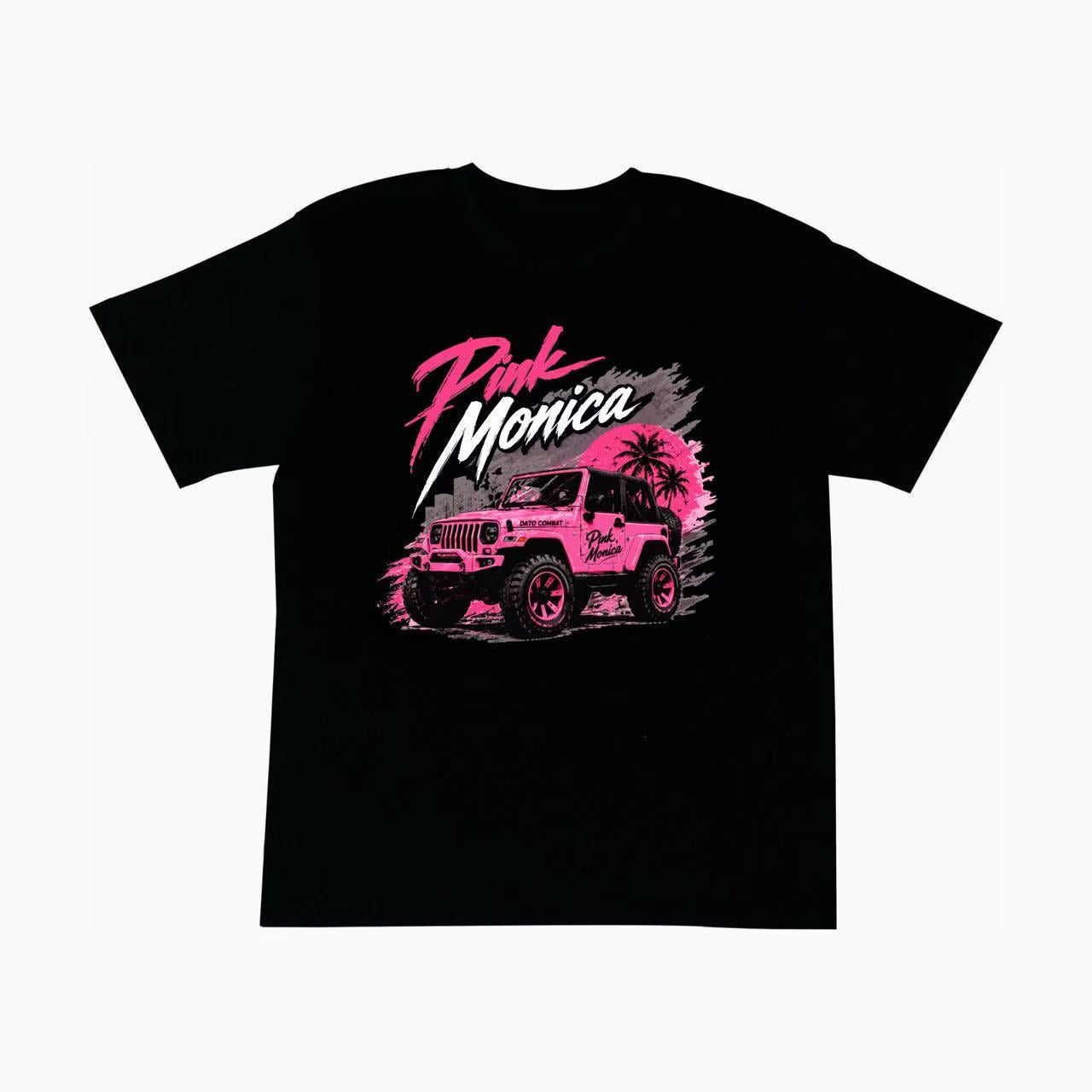 OVERSIZED P!NK JUNGLE TEE (BLACK)