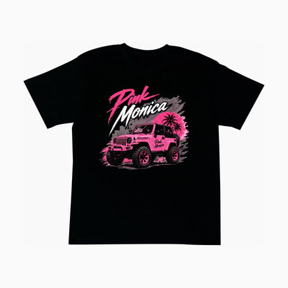 OVERSIZED P!NK JUNGLE TEE (BLACK)