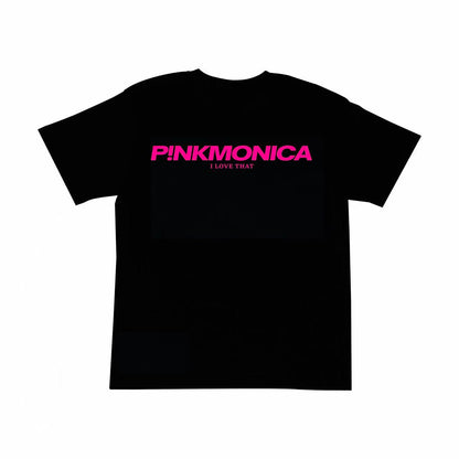 OVERSIZED P!NK SIGNATURE TEE (BLACK)